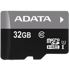 کارت حافظه‌ microSDHC ای دیتا مدل Premier کلاس 10 استاندارد UHS-I U1 سرعت 50MBps ظرفیت 32 گیگابایت Adata Premier UHS-I U1 Class 10 50MBps microSDHC - 32GB